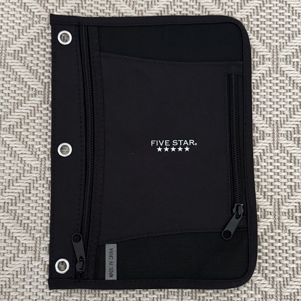 Mead Five Star Zipper Pouch